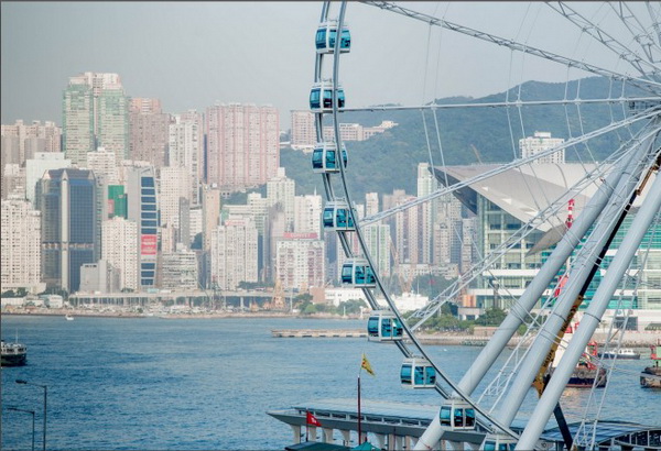 The Hong Kong Observation Wheel ชิงช้าสวรรค์ที่ฮ่องกง 