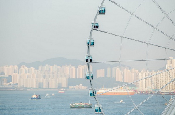 The Hong Kong Observation Wheel ชิงช้าสวรรค์ที่ฮ่องกง 