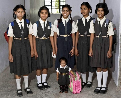 Tiny Girl in India