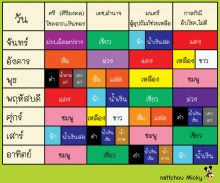 สีมงคลประจำวัน ส่งเสริมโชคลาภ เสน่ห์ และความเป็นศิริมงคล