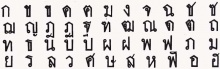 ประโยคที่มีอักษรครบทุกตัว ไทย-อังกฤษ