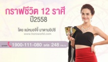 กราฟชีวิต12 ราศี ปี2558 