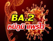 ห่วง BA.2 เริ่มเปลี่ยนเหมือนเดลตา 