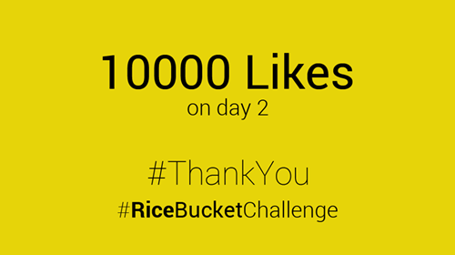 อินเดียผุดเทรนด์ใหม่ Rice Bucket Challenge บริจาคข้าวให้คนจน