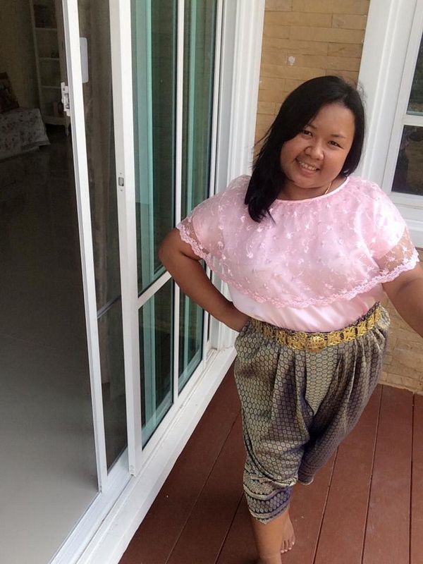 ใครว่าอ้วนแล้วใส่ชุดไทยไม่สวย!!! ขอนำเสนอความงามของชุดไทยแบบสาวอวบ!!