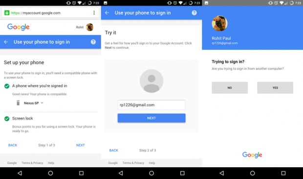 Google เริ่มทดสอบระบบ Login โดยไม่ต้องใช้รหัสผ่าน