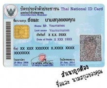 ความหมายบนเลขบัตรประชาชน