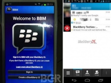 BBM ใกล้แล้วสำหรับ Android