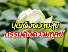 บุญนั้นเป็นชื่อของความสุข