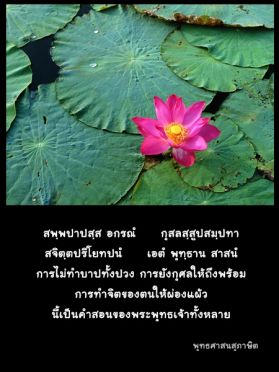 คำสอนของพระพุทธเจ้าทั้งหลาย