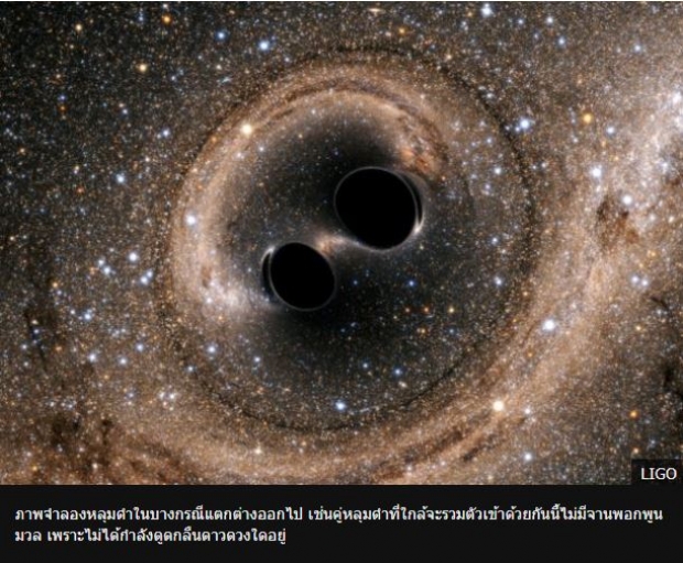 หลุมดำไม่ได้ดำอย่างที่ถูกวาดภาพไว้ ศ. สตีเฟน ฮอว์คิง  อธิบายลักษณะหลุมดำและกลไกของมัน
