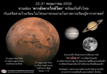 4จุดดูฟรี!!ดาวอังคารใกล้โลกที่สุดในรอบ 11 ปี ทั่วไทย 22-31 พ.ค.!!