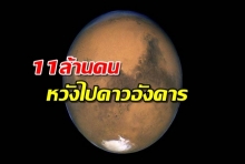 11 ล้านคนทั่วโลก ร่วมส่งชื่อไป “ดาวอังคาร”