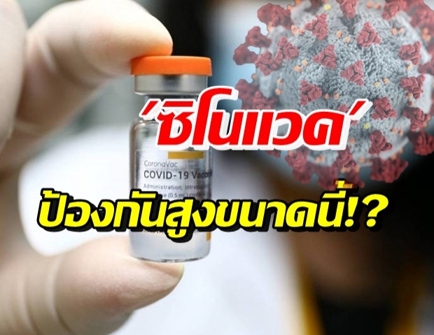 เปิดเอกสาร WHO ประเมิน ซิโนแวค ป้องกันอาการ-แอดมิด ได้มากแค่ไหน?