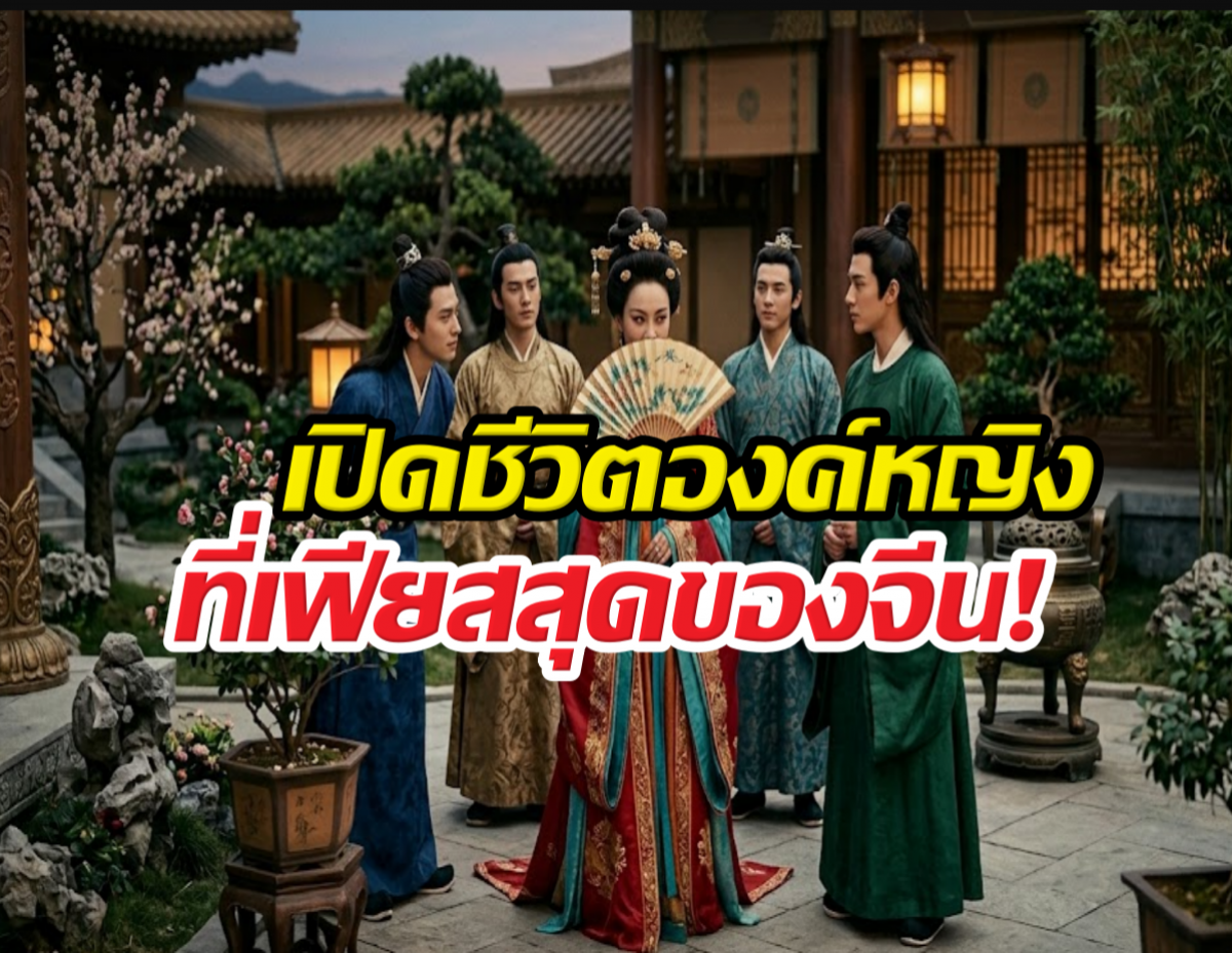 เปิดชีวิตองค์หญิงที่เฟียสสุดของจีน! เลี้ยงชายบำเรอถึง30คน